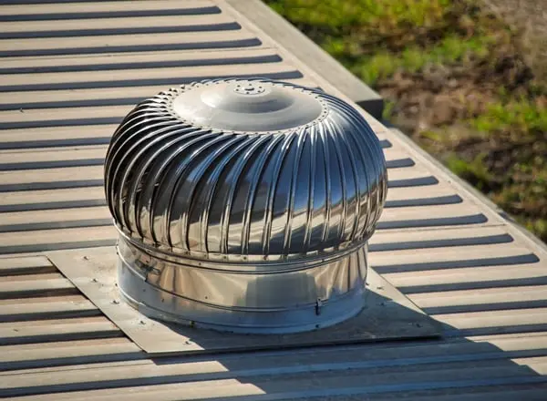 Solar panels on a roof generating power from sunlight